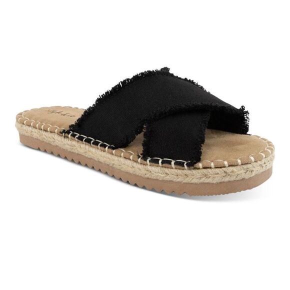 NWT Style & Co Kelt Black Sandals Size 7 - Picture 1 of 5